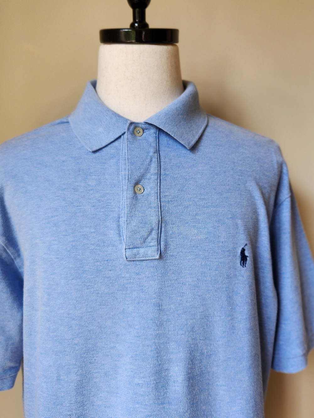 Polo by Ralph Lauren Sky Blue Short Sleeve Polo with Navy Pony